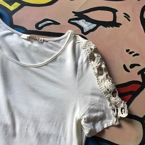 Cream heart & hips blouse
